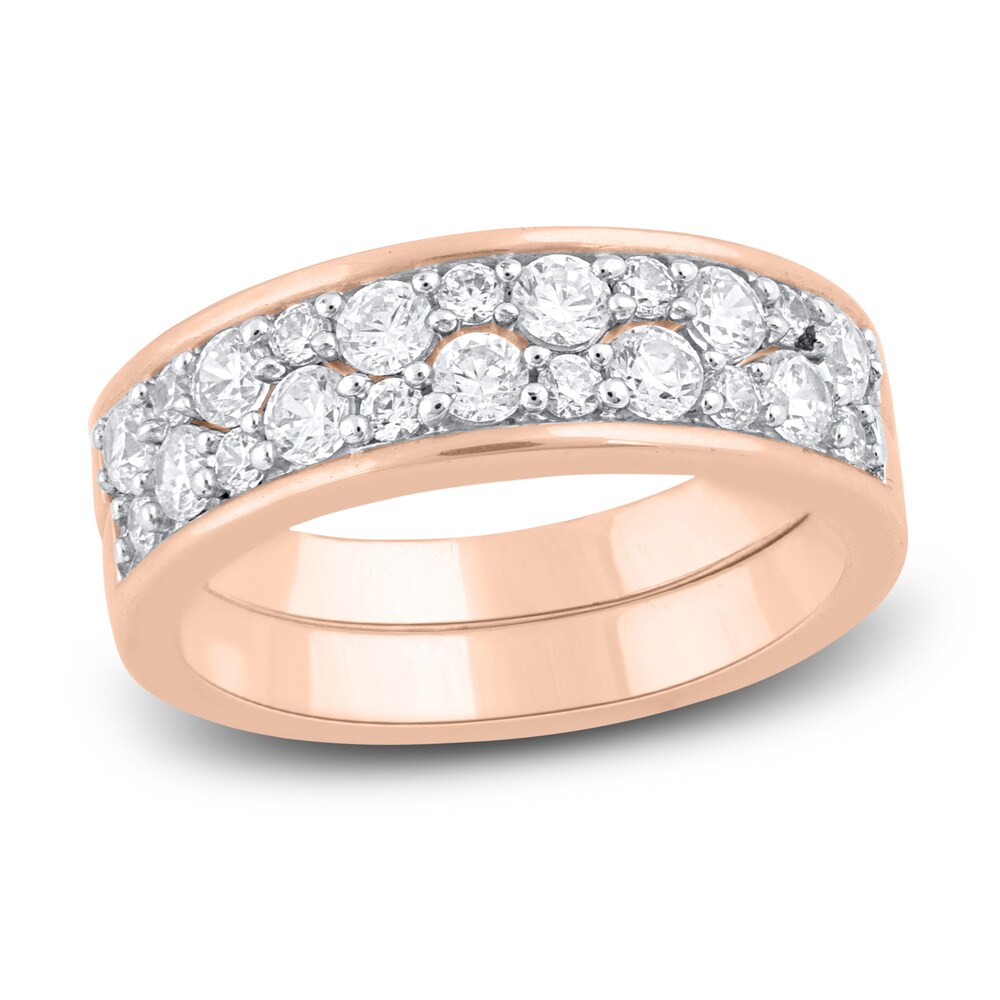 Diamond Anniversary Band 1 ct tw Round 14K Rose Gold 7Kn27mIg Diamond Anniversary Band 1 ct tw Round 14K Rose Gold 7Kn27mIg