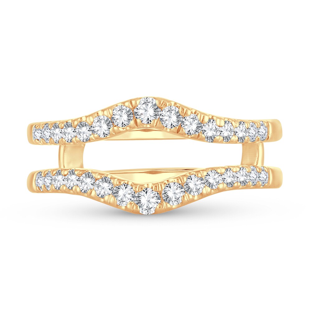 Diamond Enhancer Ring 1/2 ct tw Round 14K Yellow Gold 7Q5H8D8k