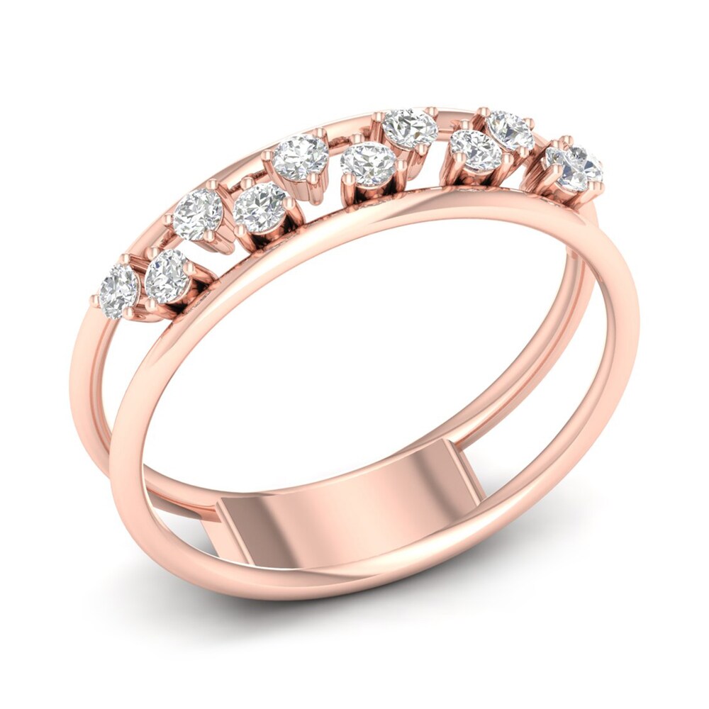 Diamond Wedding Band 1/6 ct tw Round 14K Rose Gold 7ZXsIoCc Diamond Wedding Band 1/6 ct tw Round 14K Rose Gold 7ZXsIoCc