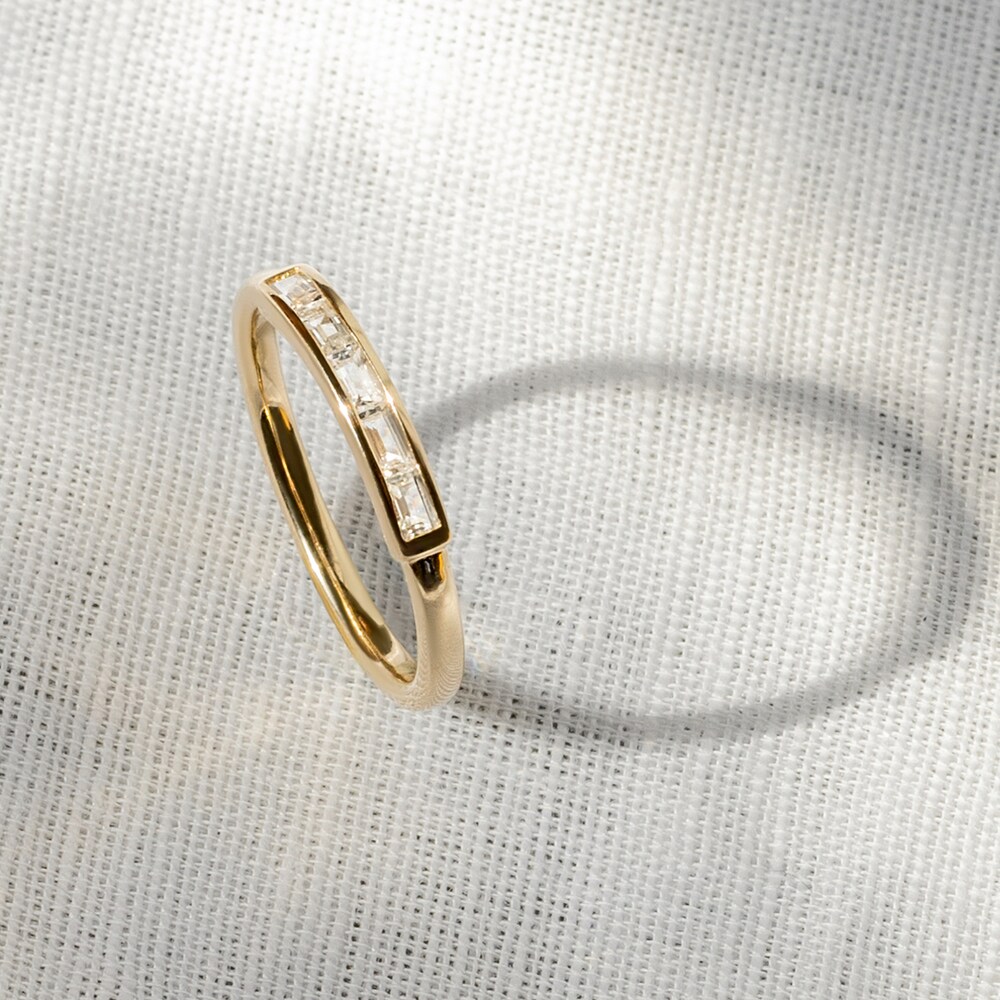 Juliette Maison Natural Blue Zircon Baguette Bar Ring 10K Rose Gold 7c60Be8x Juliette Maison Natural Blue Zircon Baguette Bar Ring 10K Rose Gold 7c60Be8x