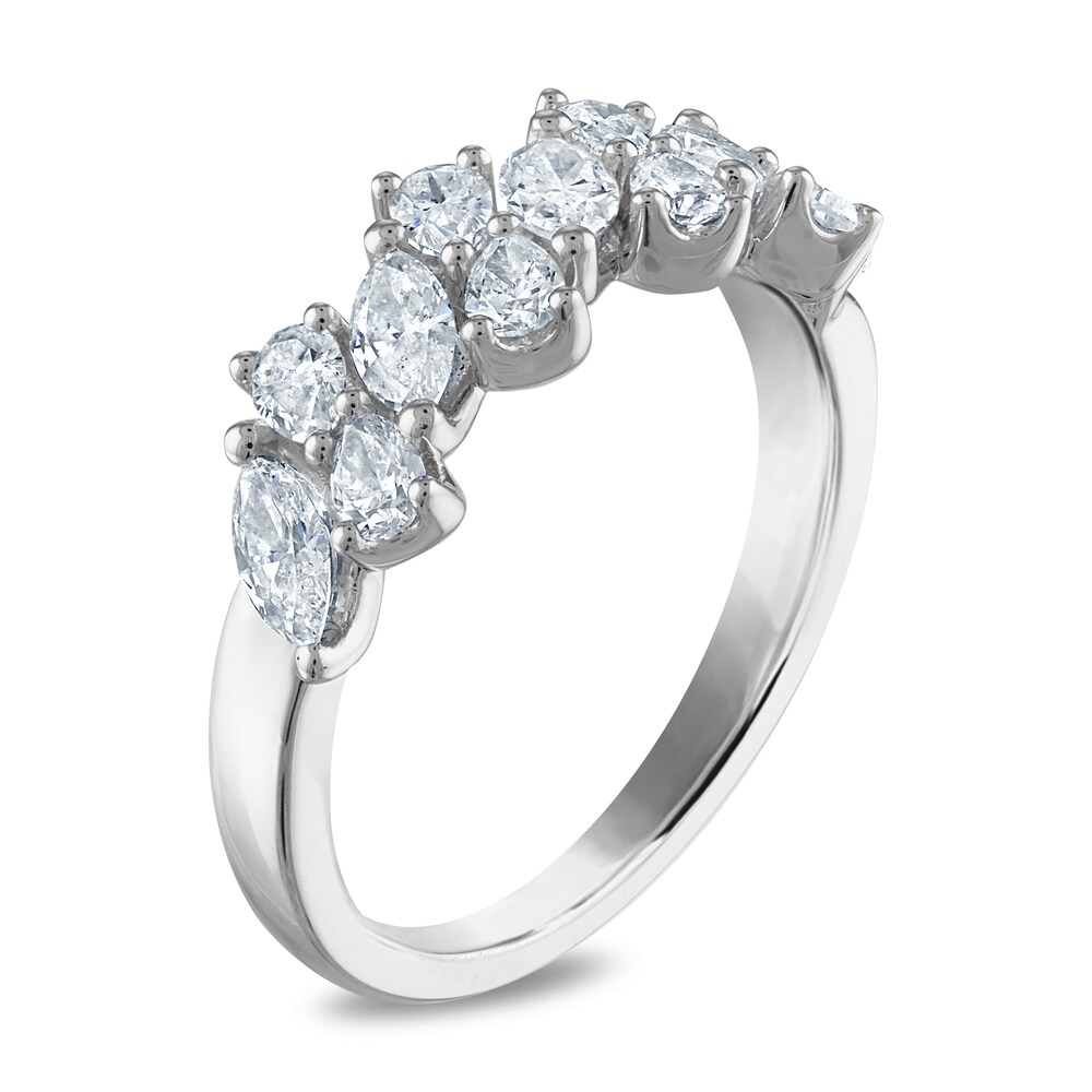 Diamond Anniversary Band 1-1/4 ct tw Pear/Marquise Platinum 7lHBm16f Diamond Anniversary Band 1-1/4 ct tw Pear/Marquise Platinum 7lHBm16f