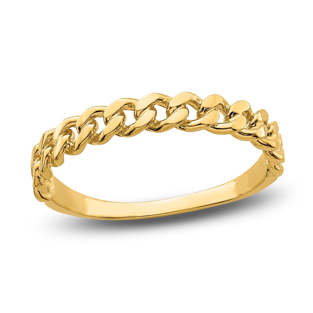 Chain Link Ring 14K Yellow Gold 7ySTuOOV Chain Link Ring 14K Yellow Gold 7ySTuOOV