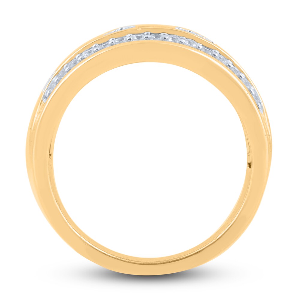 Diamond Anniversary Band 1 ct tw Round/Baguette 14K Yellow Gold 7ymj8qp8 Diamond Anniversary Band 1 ct tw Round/Baguette 14K Yellow Gold 7ymj8qp8