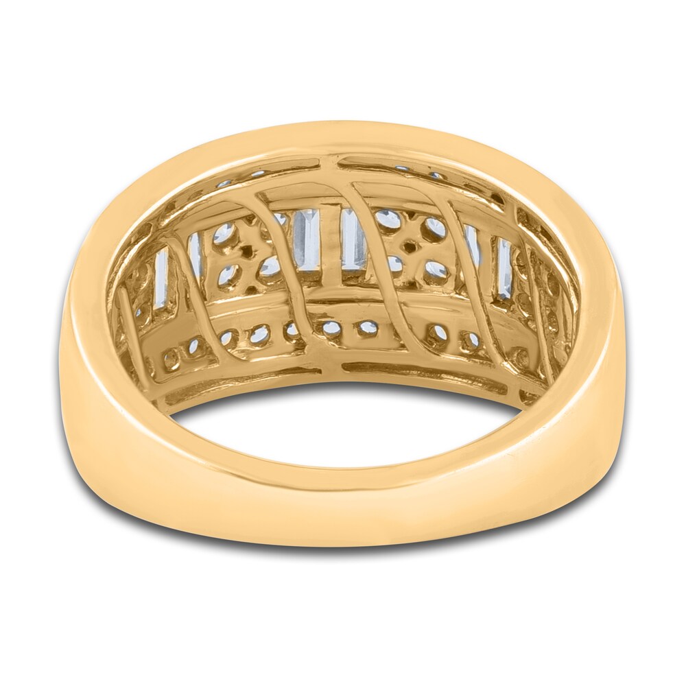 Diamond Anniversary Band 1 ct tw Round/Baguette 14K Yellow Gold 7ymj8qp8 Diamond Anniversary Band 1 ct tw Round/Baguette 14K Yellow Gold 7ymj8qp8