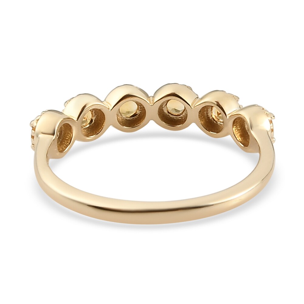 Natural Citrine Anniversary Ring 14K Yellow Gold 87suIgK3 Natural Citrine Anniversary Ring 14K Yellow Gold 87suIgK3