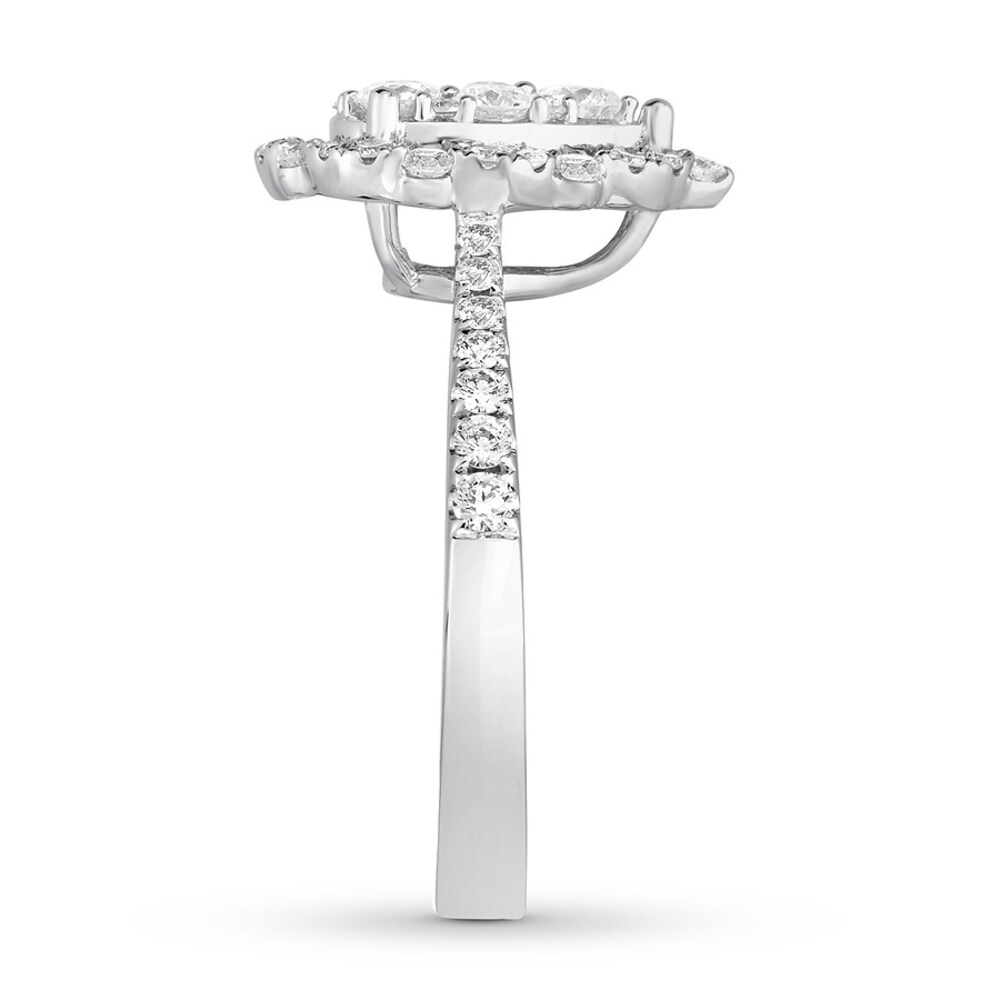 Diamond Ring 7/8 ct tw Round-cut 14K White Gold 8FaQZWqS Diamond Ring 7/8 ct tw Round-cut 14K White Gold 8FaQZWqS