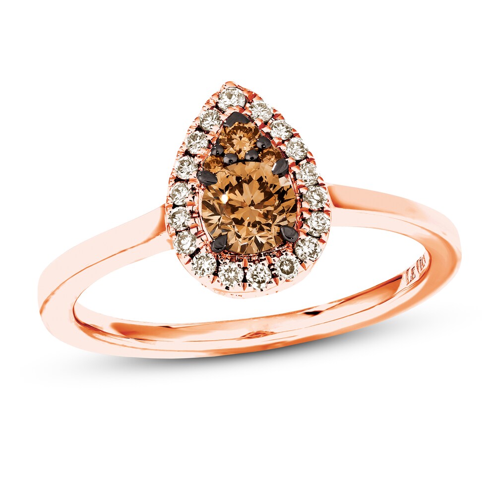 Le Vian Chocolate Diamond Ring 1/2 ct tw 14K Strawberry Gold 8Khu6umn Le Vian Chocolate Diamond Ring 1/2 ct tw 14K Strawberry Gold 8Khu6umn