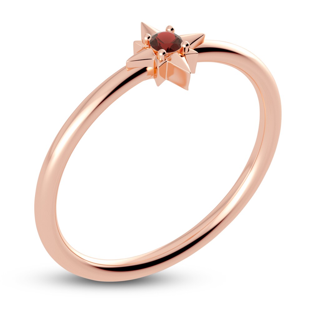 Juliette Maison Natural Garnet Starburst Ring 10K Rose Gold 8N0REsPf Juliette Maison Natural Garnet Starburst Ring 10K Rose Gold 8N0REsPf
