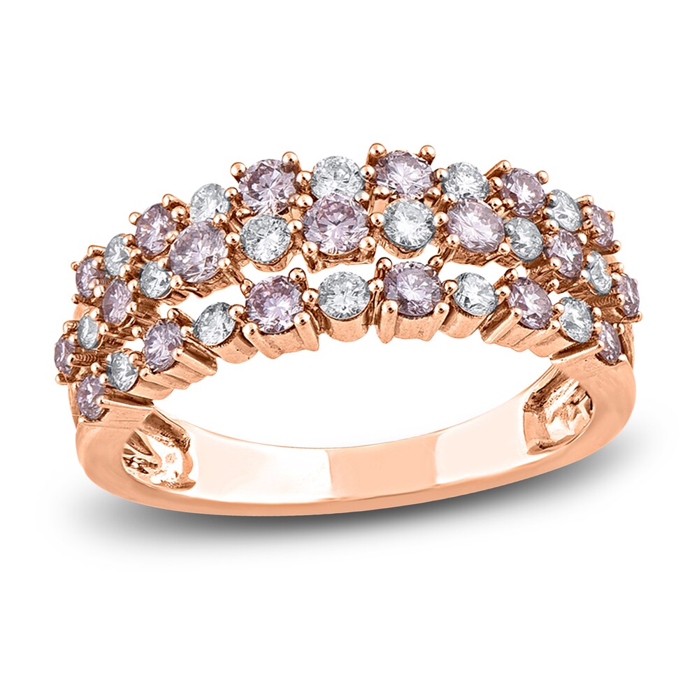 Diamond Anniversary Band 1 ct tw Round 14K Two-Tone Gold 8gaitnQX Diamond Anniversary Band 1 ct tw Round 14K Two-Tone Gold 8gaitnQX