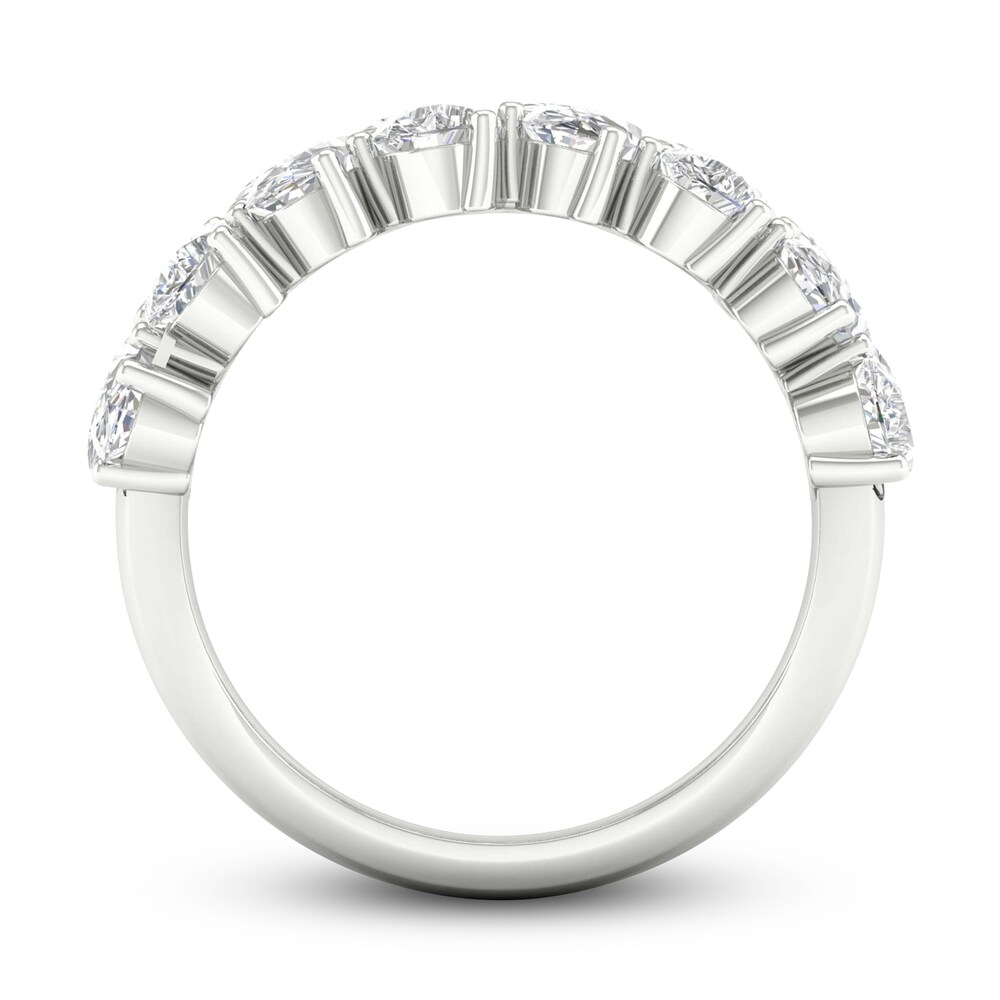 Lab-Created Diamond Ring 4 ct tw Pear/Oval 14K White Gold 8iIKXzxj Lab-Created Diamond Ring 4 ct tw Pear/Oval 14K White Gold 8iIKXzxj