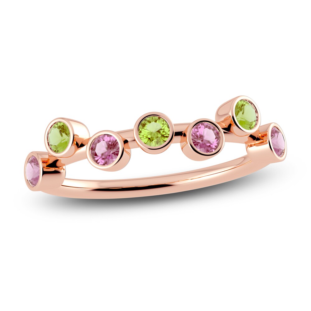 Juliette Maison Natural Peridot & Natural Pink Tourmaline Ring 10K Yellow Gold 8lqNtbmt Juliette Maison Natural Peridot & Natural Pink Tourmaline Ring 10K Yellow Gold 8lqNtbmt