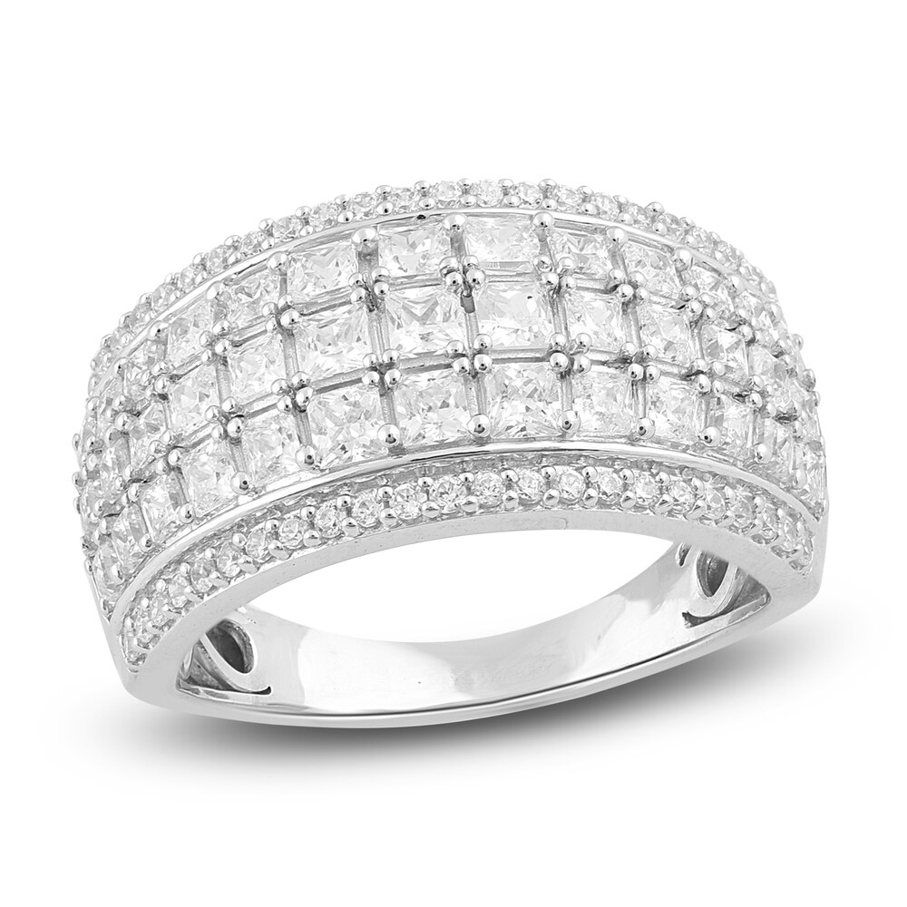 Diamond Anniversary Band 2 ct tw Princess/Round 14K White Gold 8qd6uTZb Diamond Anniversary Band 2 ct tw Princess/Round 14K White Gold 8qd6uTZb