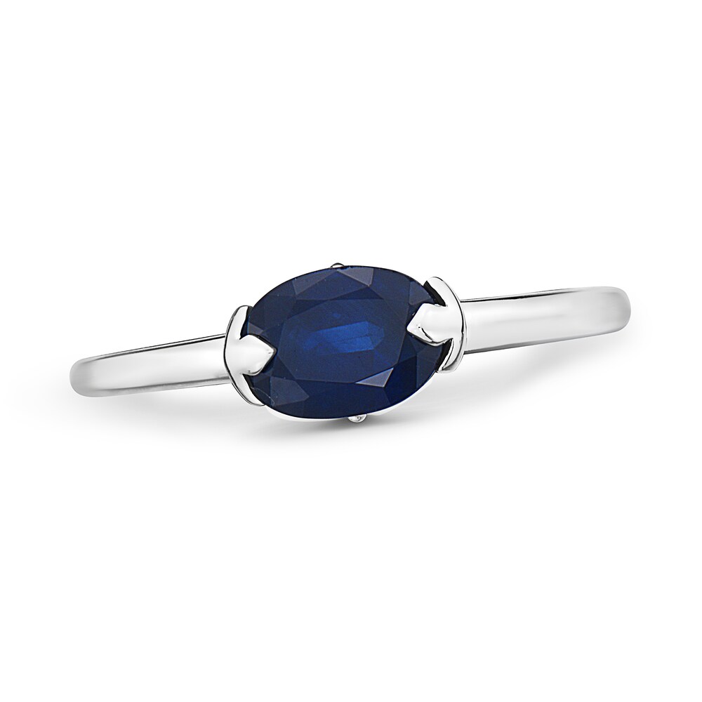 Natural Blue Sapphire Ring 10K White Gold 8tDI4Pog Natural Blue Sapphire Ring 10K White Gold 8tDI4Pog