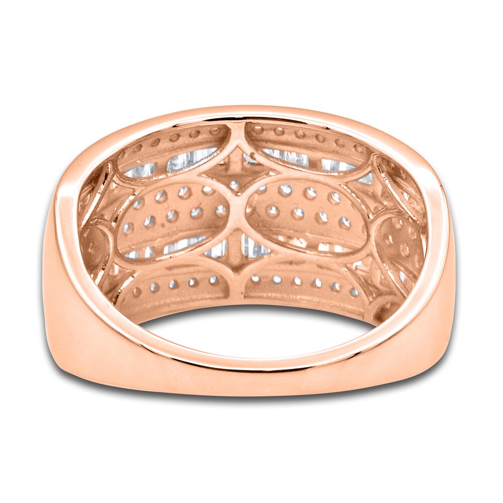 Diamond Multi-Row Anniversary Band 1 ct tw Round 14K Rose Gold 8wKRzpFh Diamond Multi-Row Anniversary Band 1 ct tw Round 14K Rose Gold 8wKRzpFh