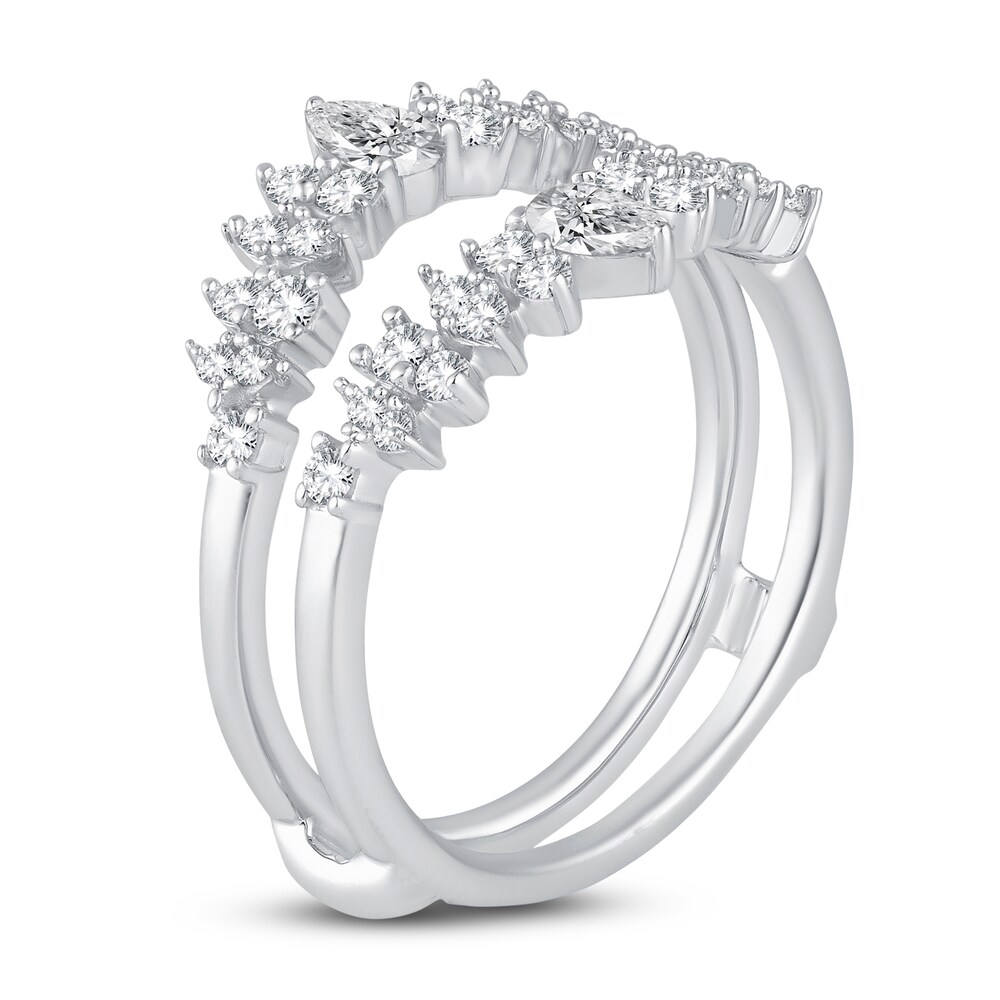 Diamond Enhancer Ring 1 ct tw Round 14K White Gold 8xKMXcgP Diamond Enhancer Ring 1 ct tw Round 14K White Gold 8xKMXcgP