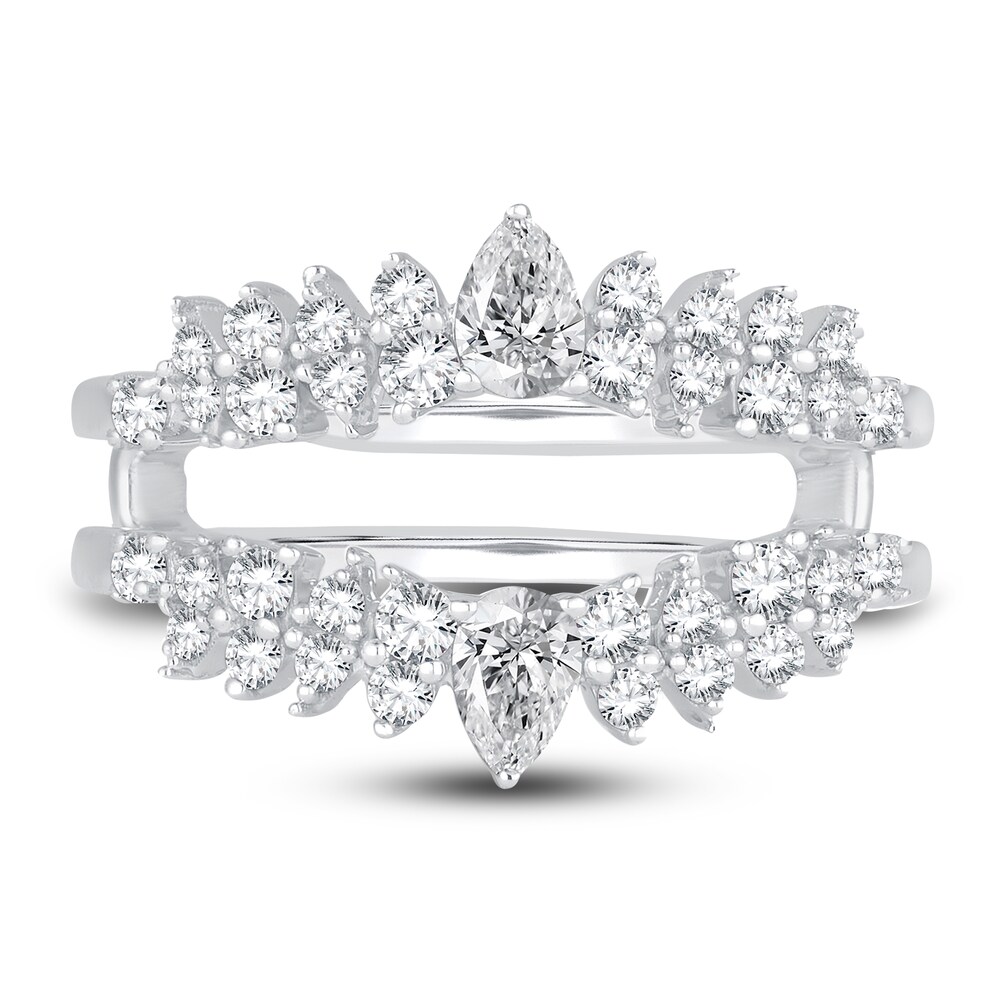 Diamond Enhancer Ring 1 ct tw Round 14K White Gold 8xKMXcgP Diamond Enhancer Ring 1 ct tw Round 14K White Gold 8xKMXcgP