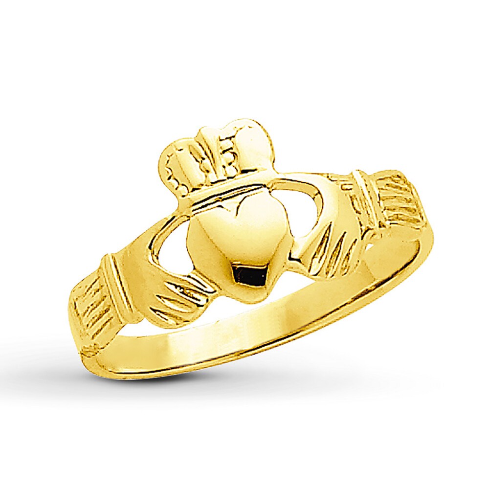 Claddagh Ring 14K Yellow Gold 8zPa8Hz4 Claddagh Ring 14K Yellow Gold 8zPa8Hz4