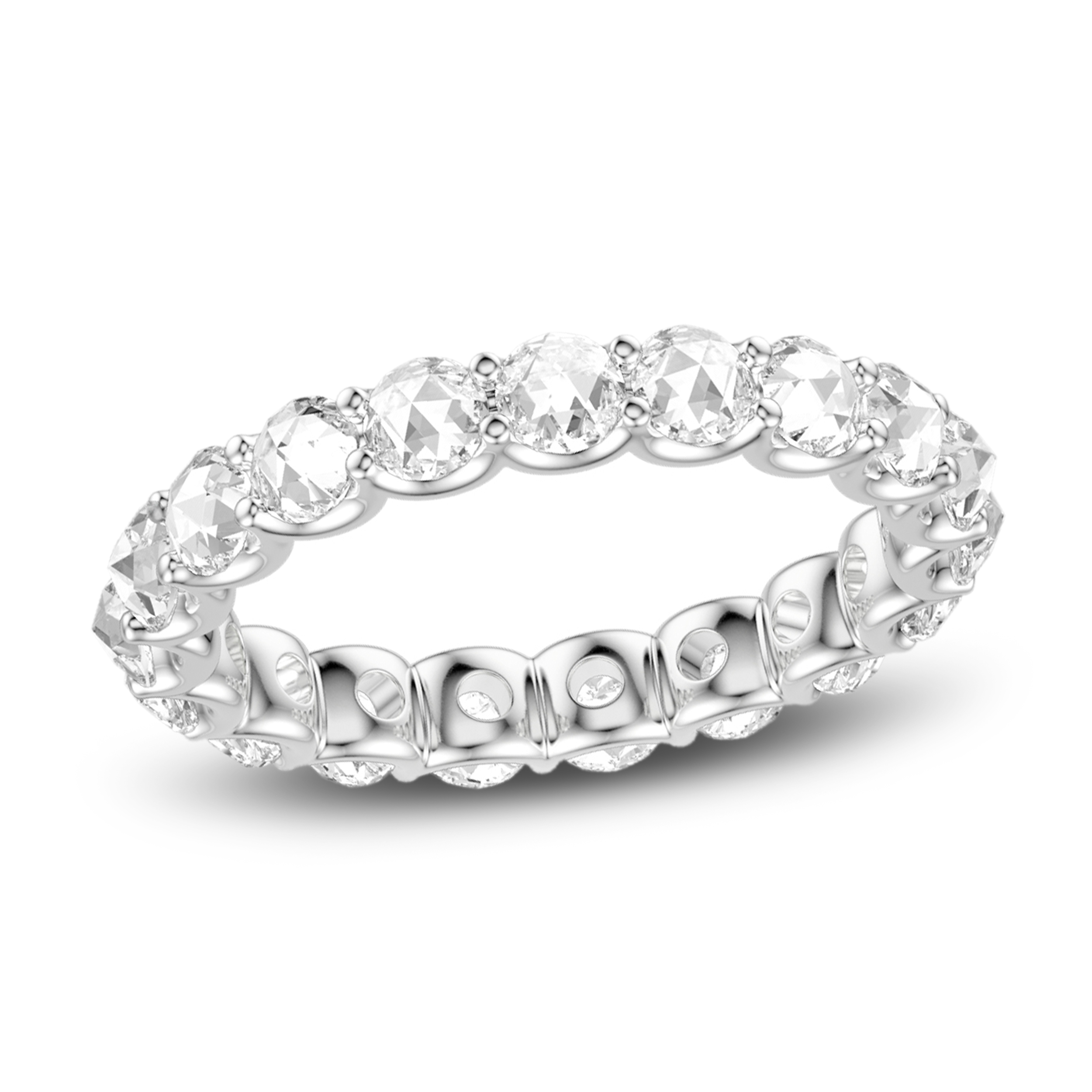 ArtCarved Rose-Cut Diamond Eternity Band 1 7/8 ct tw 14K White Gold 96tLaYUo ArtCarved Rose-Cut Diamond Eternity Band 1 7/8 ct tw 14K White Gold 96tLaYUo