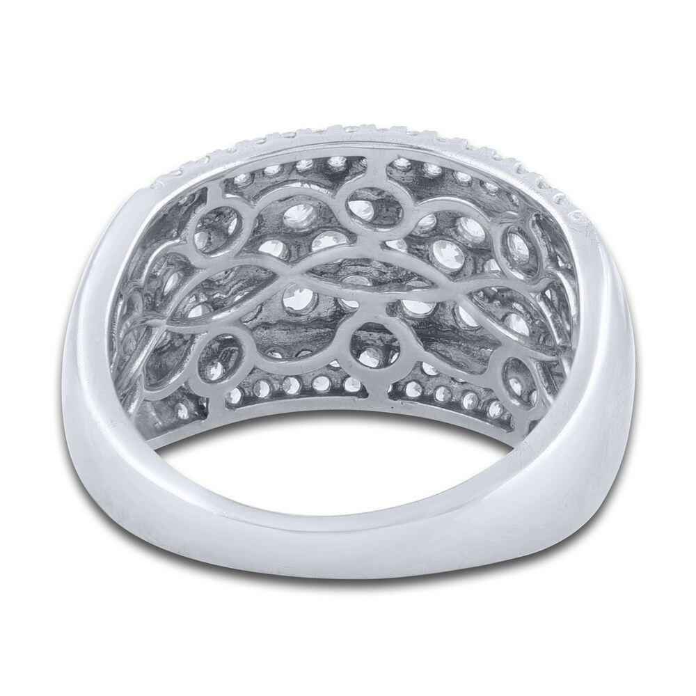 Diamond Multi-Row Anniversary Band 2 ct tw Round 14K White Gold 98vi9JS8 Diamond Multi-Row Anniversary Band 2 ct tw Round 14K White Gold 98vi9JS8