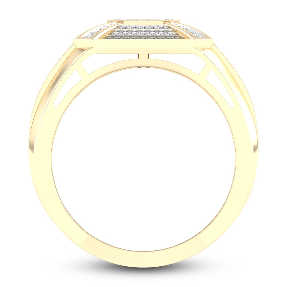 Men\'s Diamond Ring 5/8 ct tw Round 14K Yellow Gold 9AgqqTir Men\'s Diamond Ring 5/8 ct tw Round 14K Yellow Gold 9AgqqTir