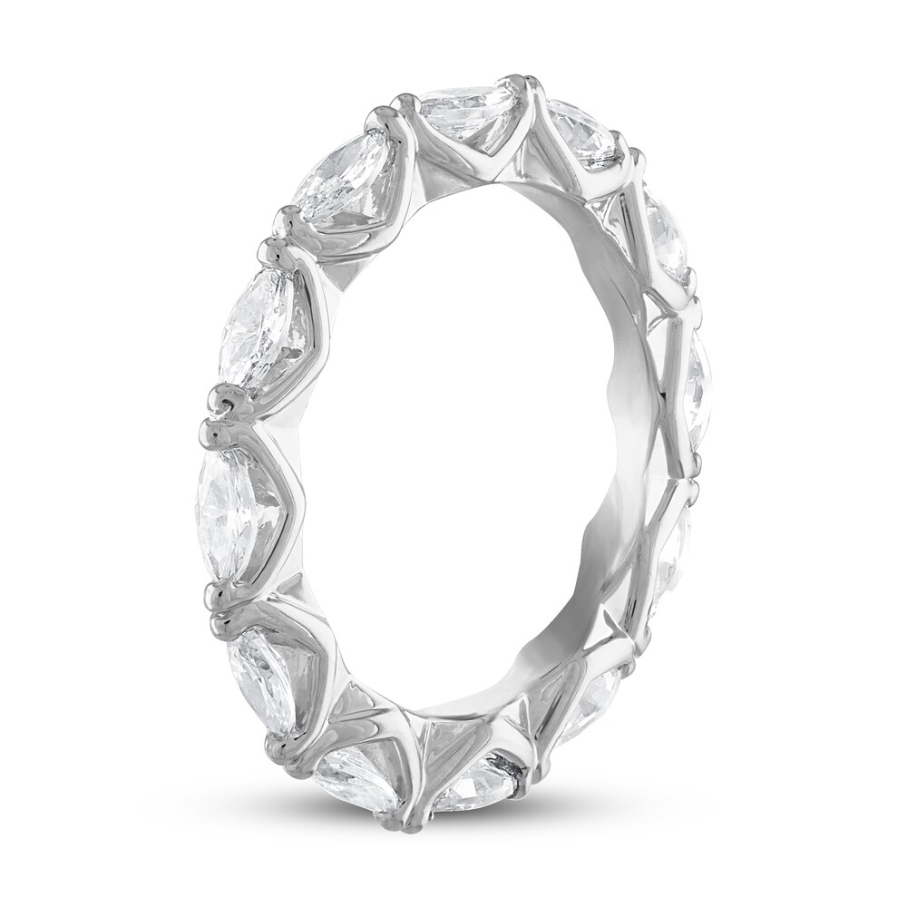 Diamond Eternity Band 2 ct tw Marquise-cut 14K White Gold 9CAhHACM Diamond Eternity Band 2 ct tw Marquise-cut 14K White Gold 9CAhHACM