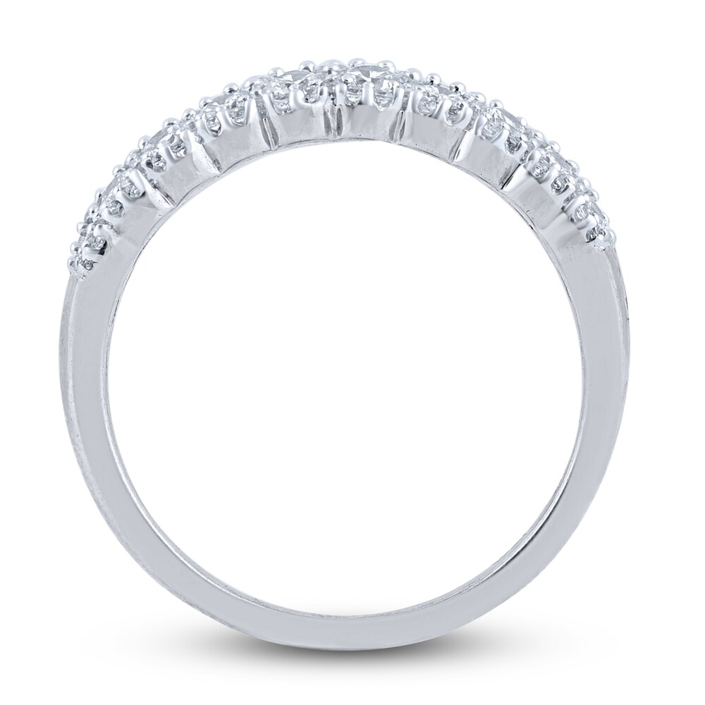Diamond Anniversary Band 1-1/2 ct tw Round 14K White Gold 9HLbVfbj Diamond Anniversary Band 1-1/2 ct tw Round 14K White Gold 9HLbVfbj
