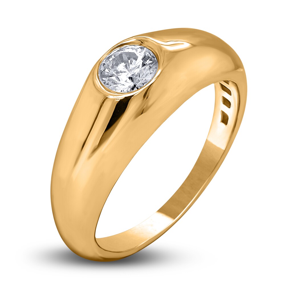 Men\'s Diamond Anniversary Ring 1/2 ct tw Round 14K Yellow Gold 9KlXqkfd Men\'s Diamond Anniversary Ring 1/2 ct tw Round 14K Yellow Gold 9KlXqkfd