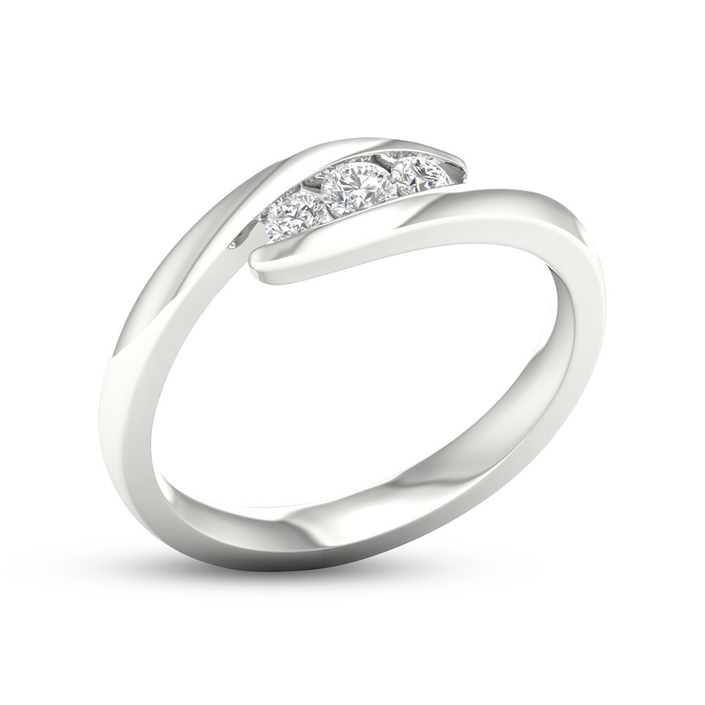 Diamond 3-Stone Ring 1/5 ct tw Round 10K White Gold 9Nbzm8h5 Diamond 3-Stone Ring 1/5 ct tw Round 10K White Gold 9Nbzm8h5