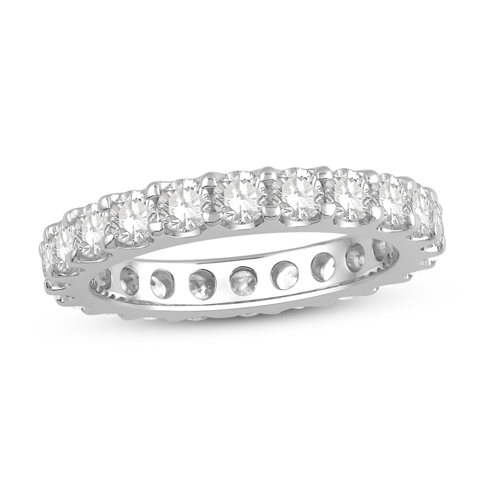 Diamond Eternity Ring 2 ct tw Round 14K White Gold 9OWDnfBI