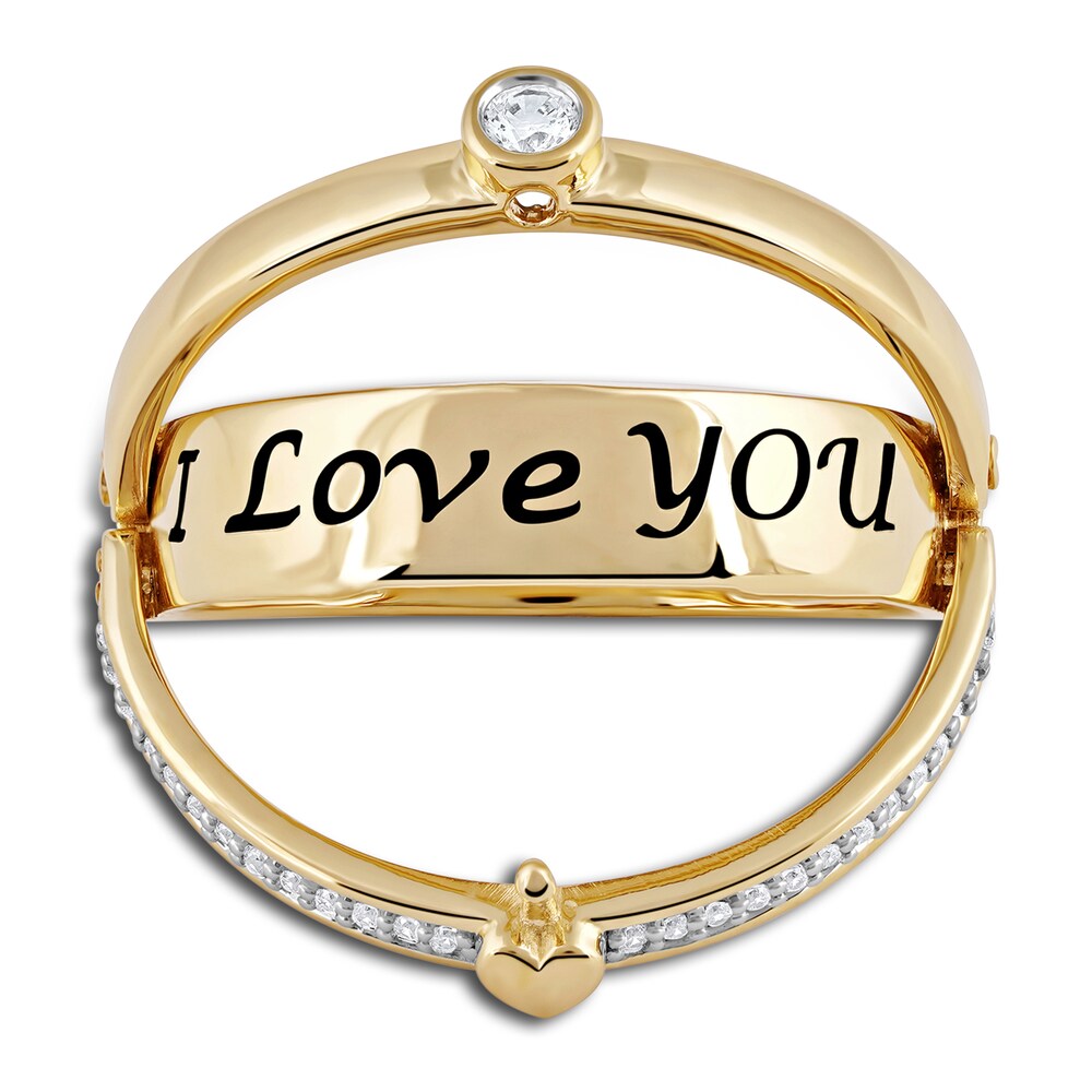 Diamond Promise Ring 1/8 ct tw Round 14K Yellow Gold 9W2xM9nn Diamond Promise Ring 1/8 ct tw Round 14K Yellow Gold 9W2xM9nn