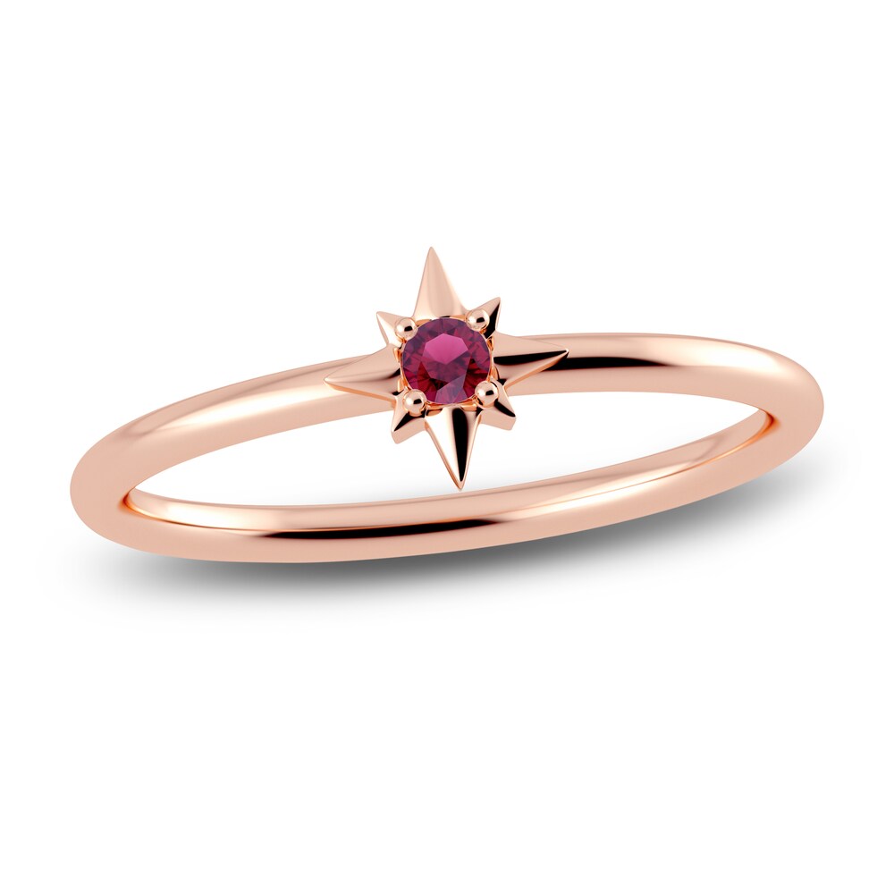 Juliette Maison Natural Rhodalite Garnet Starburst Ring 10K Rose Gold 9YcR05As Juliette Maison Natural Rhodalite Garnet Starburst Ring 10K Rose Gold 9YcR05As