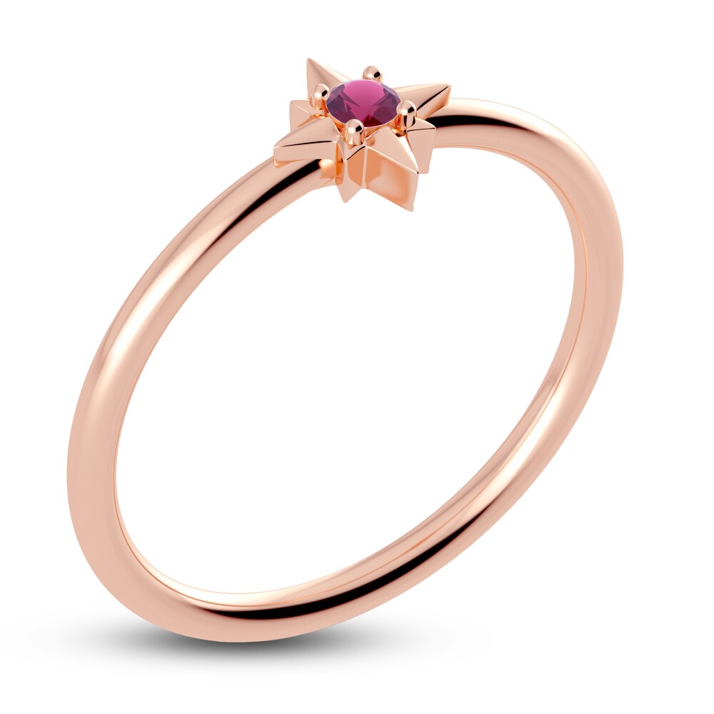 Juliette Maison Natural Rhodalite Garnet Starburst Ring 10K Rose Gold 9YcR05As Juliette Maison Natural Rhodalite Garnet Starburst Ring 10K Rose Gold 9YcR05As