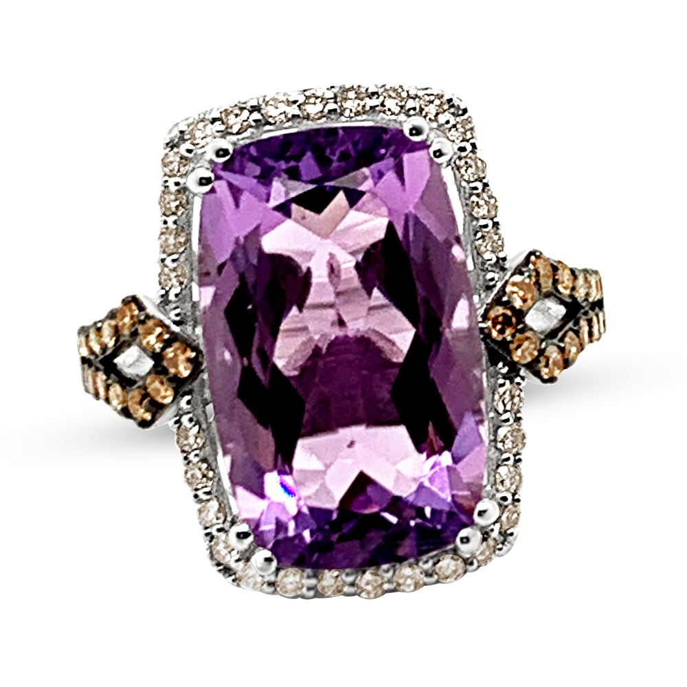 Le Vian Natural Amethyst Ring 1/2 ct tw Diamonds 14K Vanilla Gold 9ah0k4gw Le Vian Natural Amethyst Ring 1/2 ct tw Diamonds 14K Vanilla Gold 9ah0k4gw