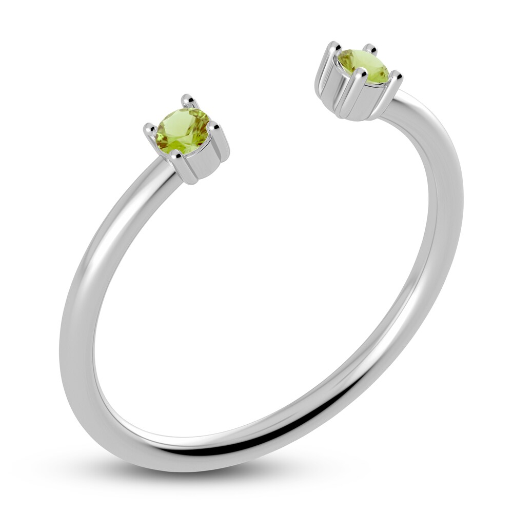 Juliette Maison Natural Peridot Cuff Ring 10K White Gold 9gJDyLLN Juliette Maison Natural Peridot Cuff Ring 10K White Gold 9gJDyLLN