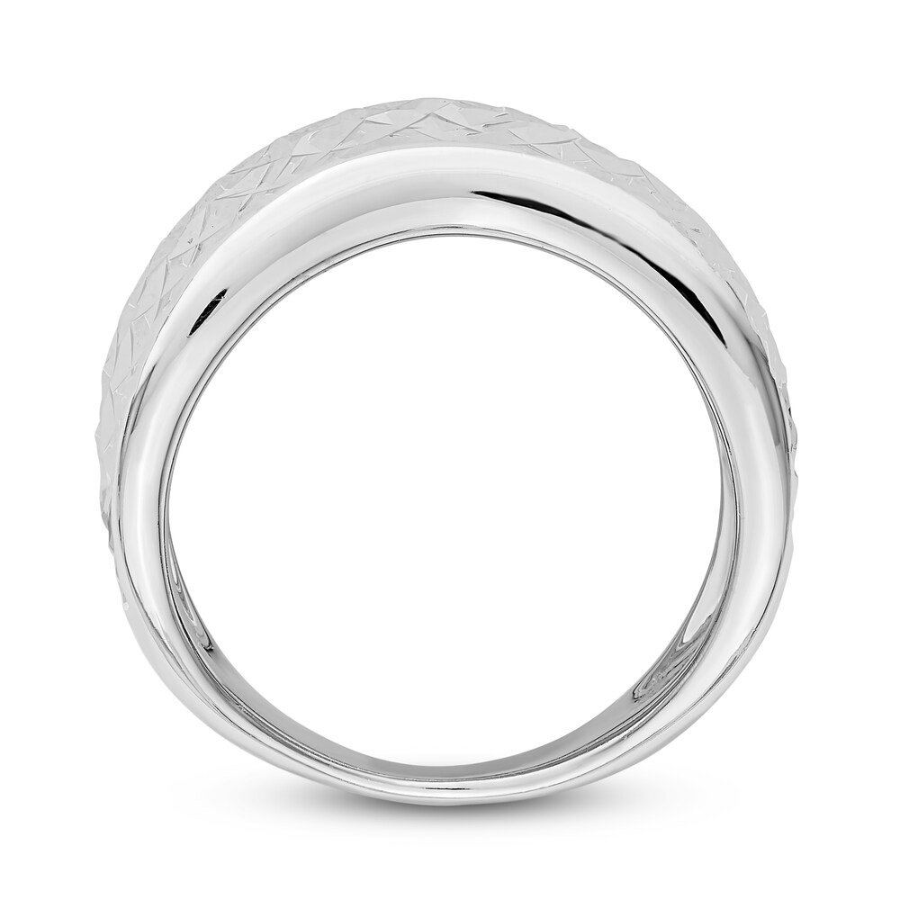 Diamond-Cut Ring Sterling Silver 9jtWw5LO