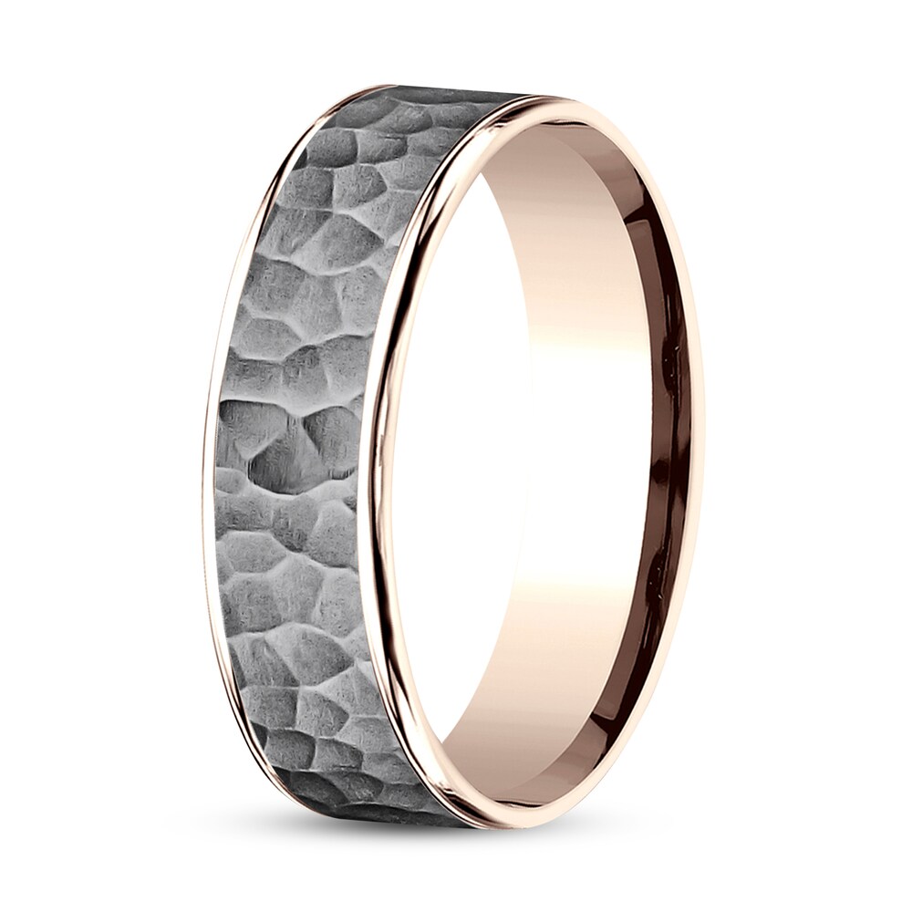 Wedding Band Tantalum/14K Rose Gold 9l0oQMLk Wedding Band Tantalum/14K Rose Gold 9l0oQMLk