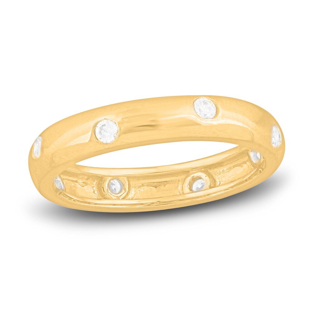 Diamond Stackable Anniversary Band 1/4 ct tw Round 14K Yellow Gold 9lH1GHGx