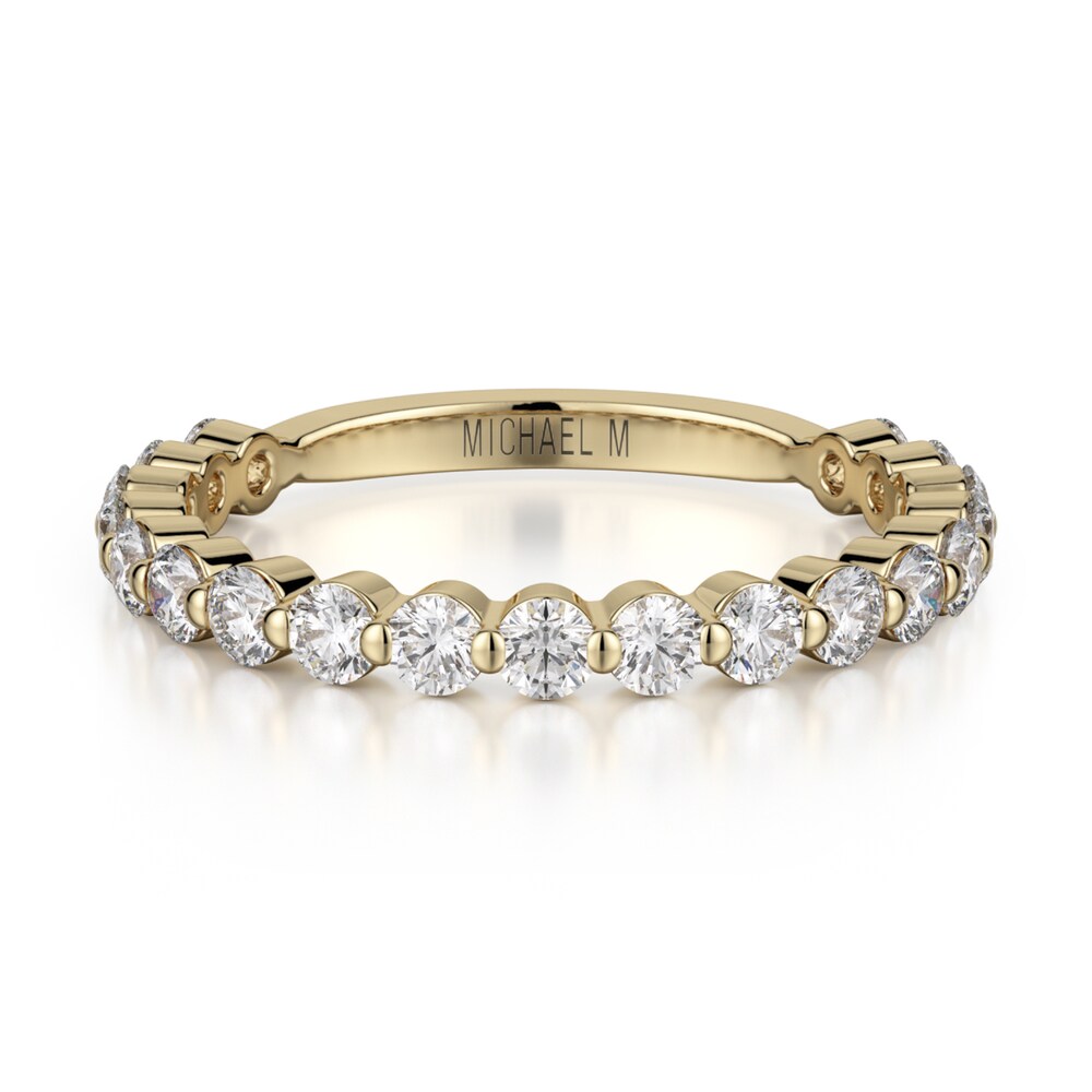Michael M Diamond Wedding Band 7/8 ct tw Round 18K Yellow Gold 9mJfOay2 Michael M Diamond Wedding Band 7/8 ct tw Round 18K Yellow Gold 9mJfOay2