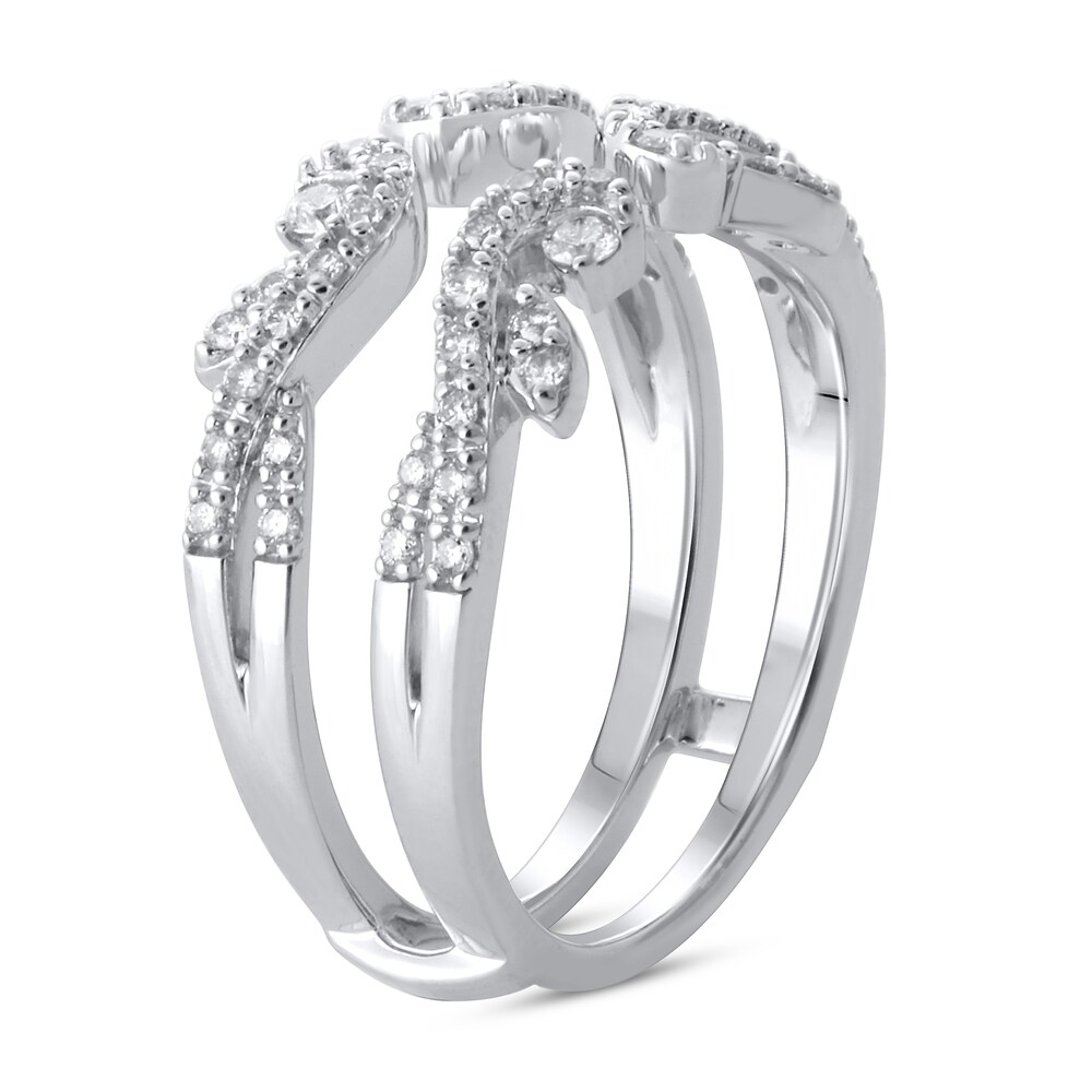 Diamond Enhancer Ring 3/8 ct tw Round 14K White Gold 9p1Od0F2 Diamond Enhancer Ring 3/8 ct tw Round 14K White Gold 9p1Od0F2
