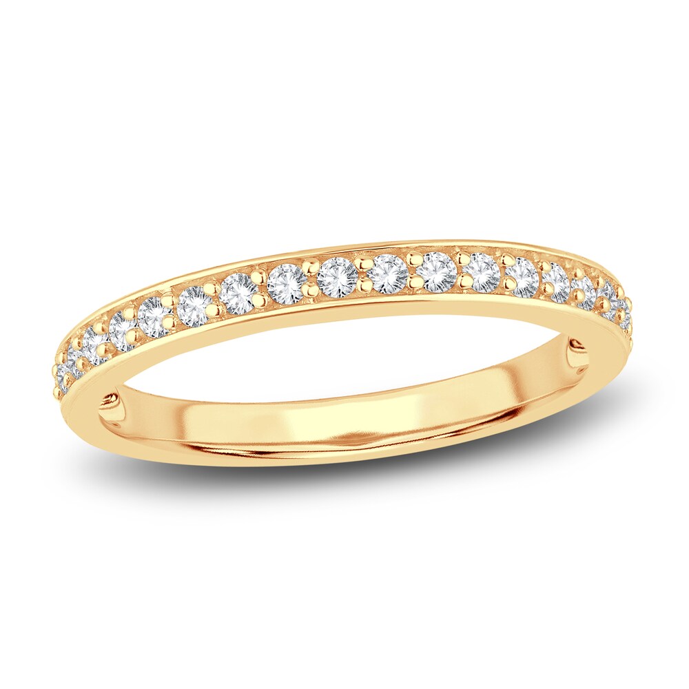 Diamond Wedding Band 1/4 ct tw Round 14K Yellow Gold 9vzCcMKG Diamond Wedding Band 1/4 ct tw Round 14K Yellow Gold 9vzCcMKG