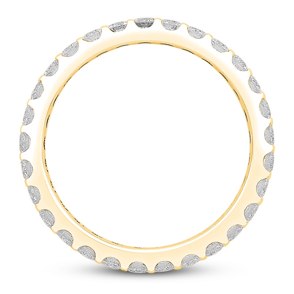 Diamond Eternity Band 1 ct tw Round 14K Yellow Gold A63nlFtn Diamond Eternity Band 1 ct tw Round 14K Yellow Gold A63nlFtn