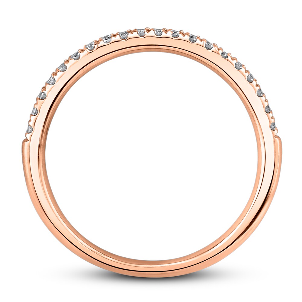 Shy Creation Diamond Ring 1/6 ct tw Round 14K Rose Gold SC22005280 ABIaLfaP Shy Creation Diamond Ring 1/6 ct tw Round 14K Rose Gold SC22005280 ABIaLfaP