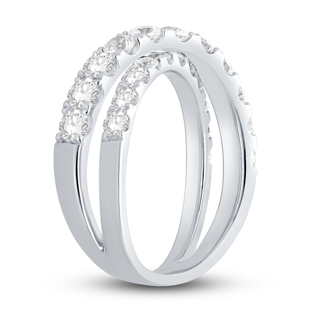 Diamond Anniversary Band 1-3/4 ct tw Round 14K White Gold AHW2Pk5L