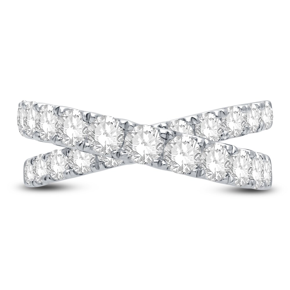 Diamond Anniversary Band 1-3/4 ct tw Round 14K White Gold AHW2Pk5L