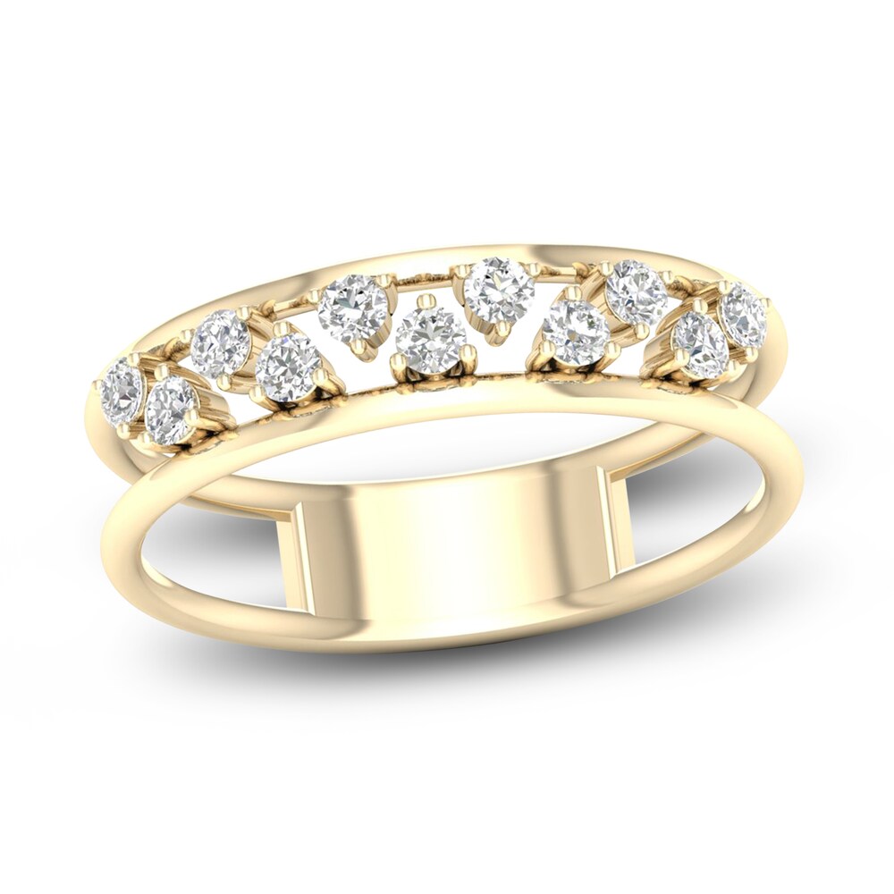Diamond Wedding Band 1/6 ct tw Round 14K Yellow Gold AKEdXOOq Diamond Wedding Band 1/6 ct tw Round 14K Yellow Gold AKEdXOOq