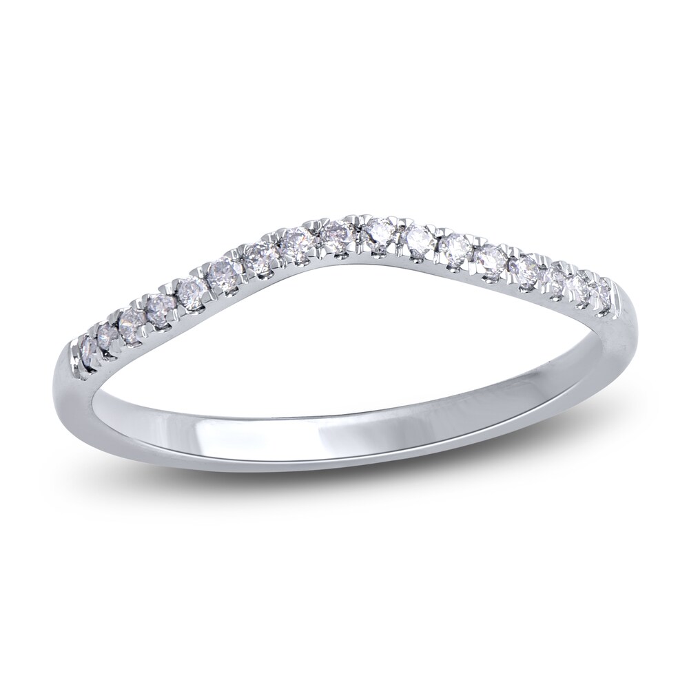 Diamond Contour Wedding Band 1/8 ct tw Round 14K White Gold AKZoLpxl Diamond Contour Wedding Band 1/8 ct tw Round 14K White Gold AKZoLpxl