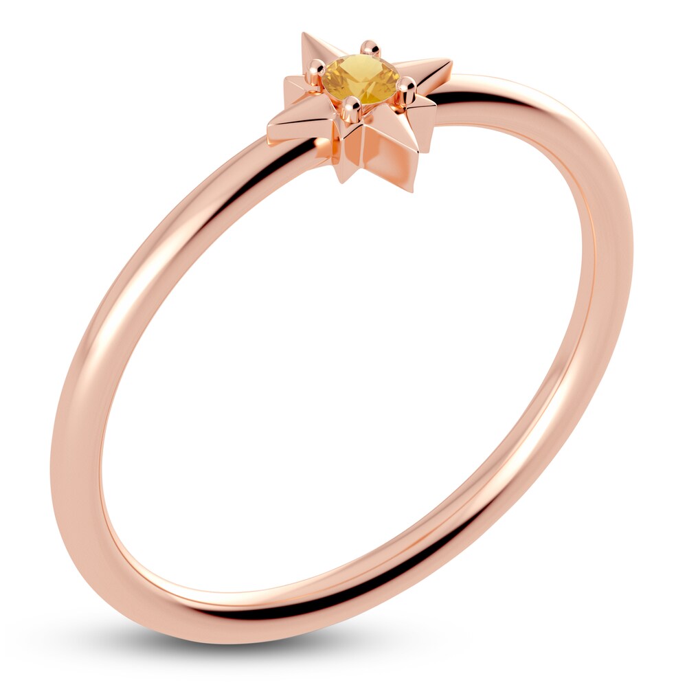Juliette Maison Natural Citrine Starburst Ring 10K Rose Gold APUbYvqq Juliette Maison Natural Citrine Starburst Ring 10K Rose Gold APUbYvqq