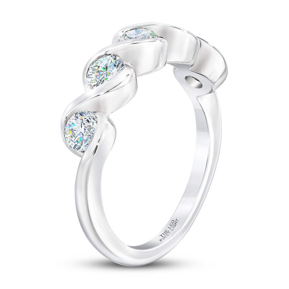THE LEO First Light Diamond Ring 1 ct tw Round 14K White Gold AVTSFIiY THE LEO First Light Diamond Ring 1 ct tw Round 14K White Gold AVTSFIiY