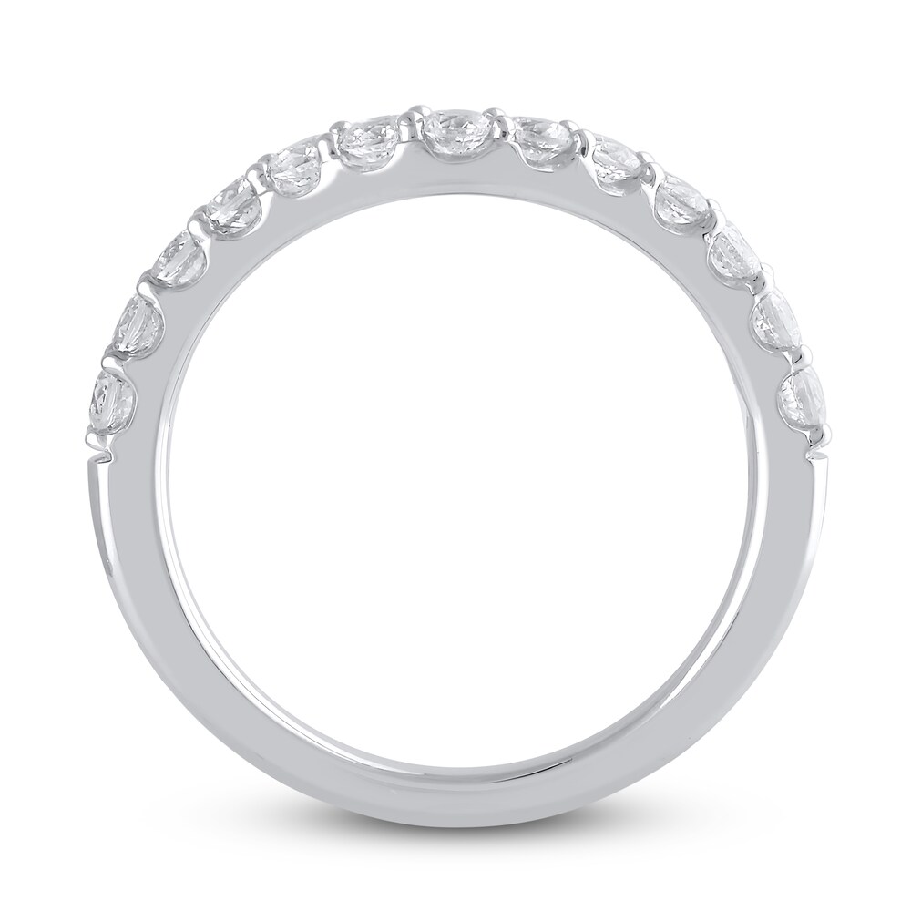 Lab-Created Diamond Wedding Band 5/8 ct tw Round 14K White Gold Al8rQvUh Lab-Created Diamond Wedding Band 5/8 ct tw Round 14K White Gold Al8rQvUh