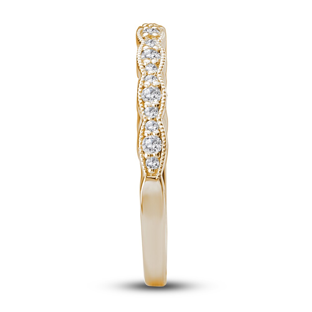 Diamond Anniversary Band 1/6 ct tw Round 14K Yellow Gold Aztn1O0i Diamond Anniversary Band 1/6 ct tw Round 14K Yellow Gold Aztn1O0i